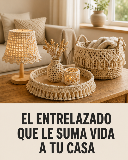 1 TARDE, 3 PIEZAS PARA TU CASA